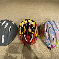 3 Kids Helmets