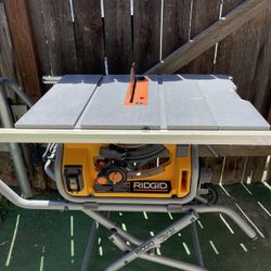 RIDGID 15 Amp 10 in. Portable Corded Pro Jobsite Table Saw with Stand(NO ACCESSORIES)
