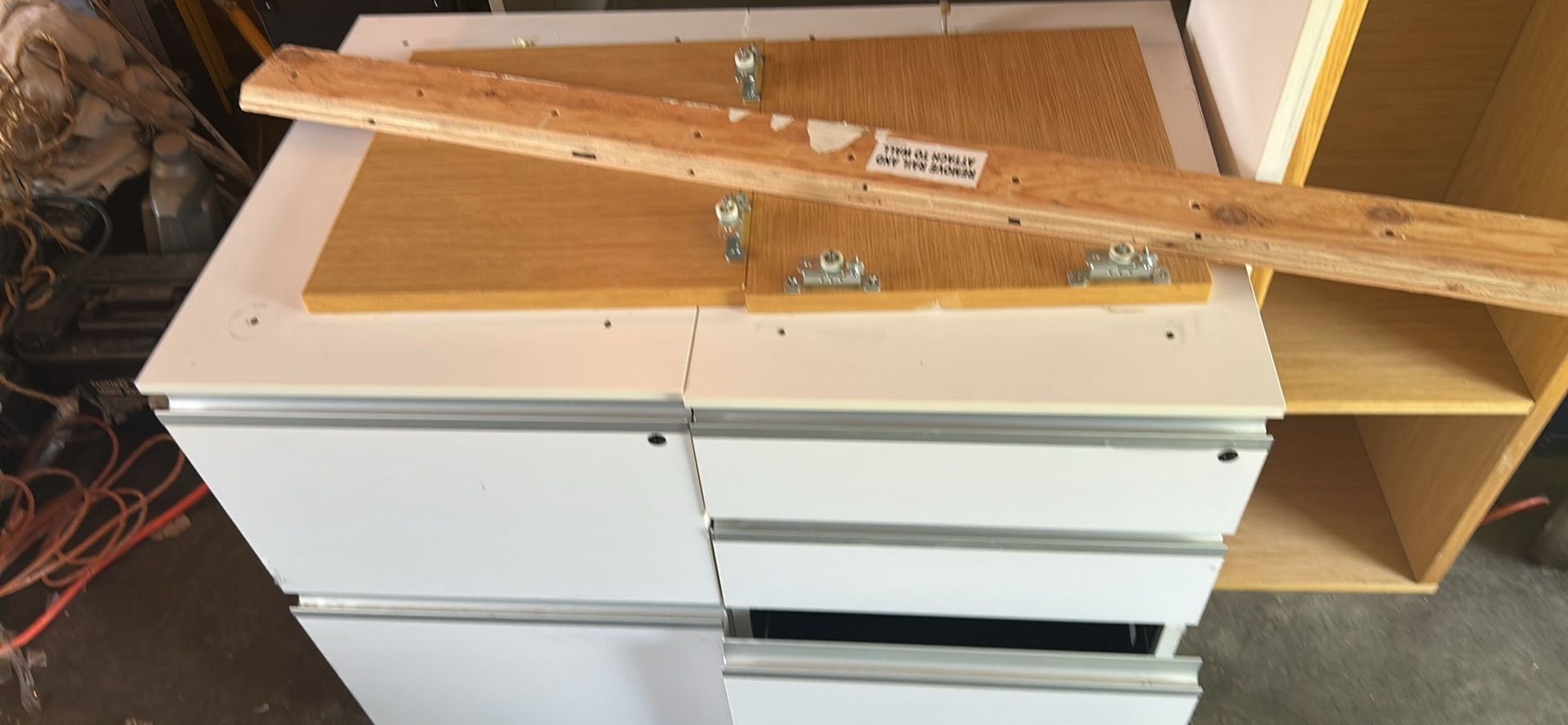 Office File Cabinets , Table And Office Storage With Light
