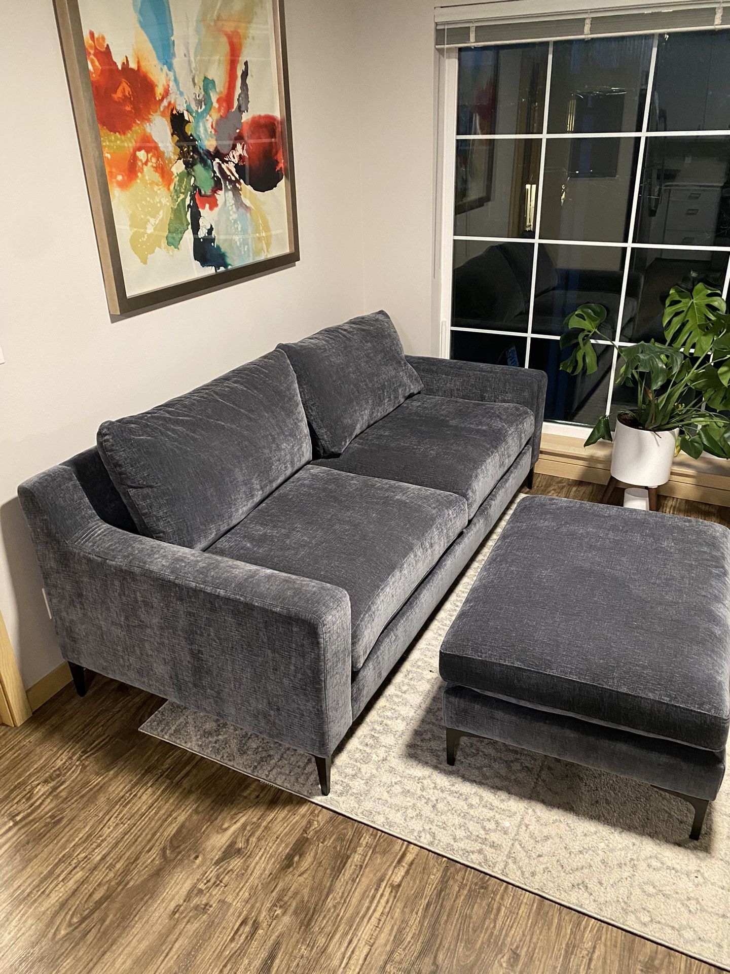 Couch/Sofa and Ottoman (from Interior Define)