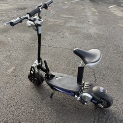 Electric Scooter Bike With Seat With Charger 20mph Foldable