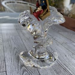 Disney Fantasia Sorcerer Mickey Magical Dream Franklin Mint Crystal Figurine