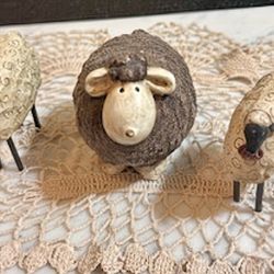 Unique Sheep Knick Knack Set