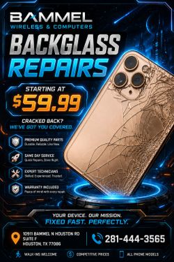 Backglass Repairs