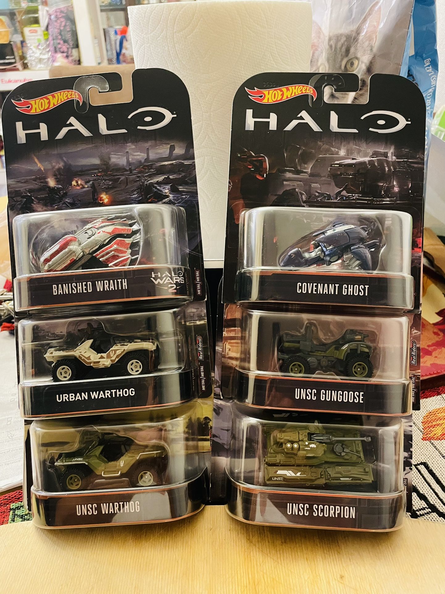 HOT WHEELS HALO GUNGOOSE COVENANT GHOST SCORPION WARTHOG BANISHED WRATH