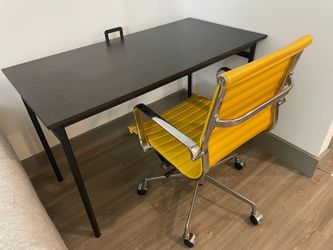 Office table and chair