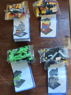 Superhero Building Blocks With Instructions