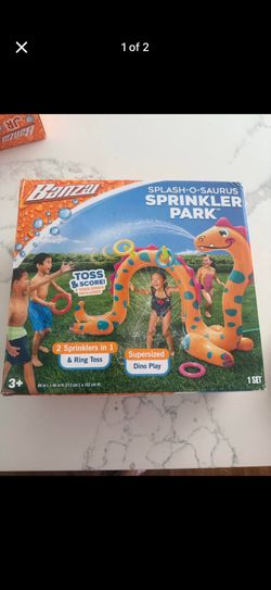 Banzai SPLASH-O-SAURUS SPRINKLER PARK *NEW**