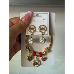 Bracelet & Earrings Set