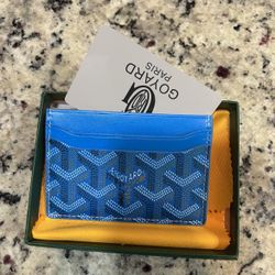 blue cardholder