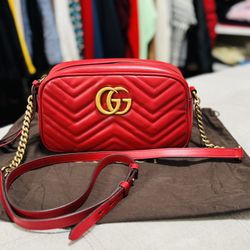 Auth Gucci Marmont Sling