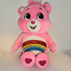 10" plush Care Bears Cheer Bear 