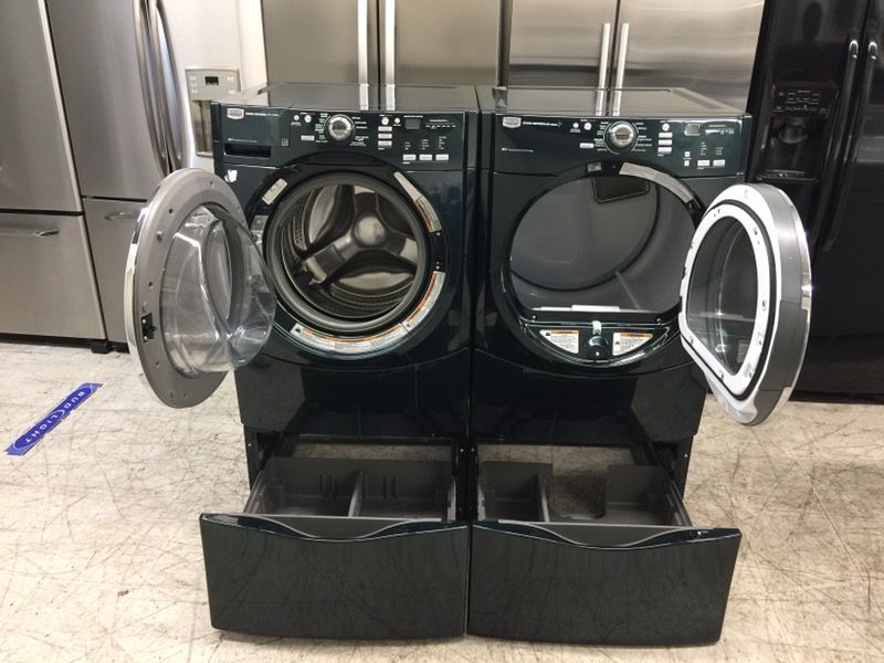Maytag 5000 Series STEAM Front Load Washer and Electric Dryer Set with