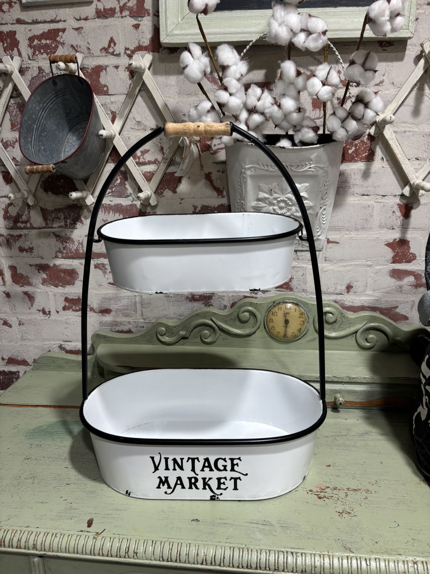 Framer’s/vintage Market Decorative Fruit Bowl
