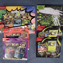 Pokemon Ascended Heroes Pin Collection & Tech Stickers Perfect Order ETB & Blisters