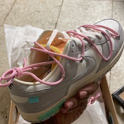 Off White Nike Dunk Low The 50 “ Lot 9 Of 50” for Sale in South