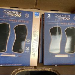 Copper Fit Elite Knee 2-pack S/M L/XL