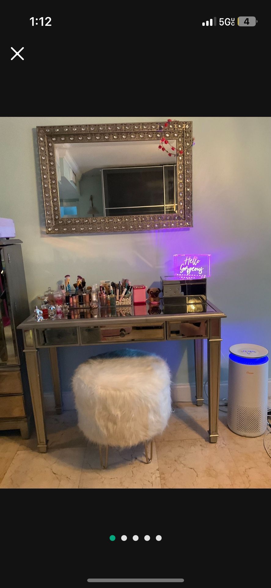 Pier 1 Imports Mirrored Vanity
