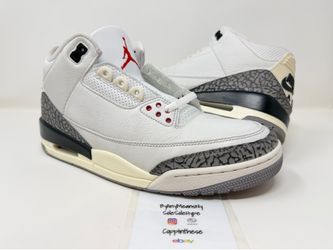USED 2023 NIKE AIR JORDAN RETRO 3 III REIMAGINED SIZE 10.5