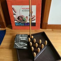 Vintage Dick Weber Aurora Skittle Bowl Bowling with Box and Directions