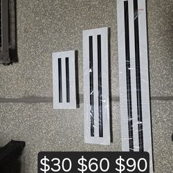 HVAC LINEAR 2 slot diffusers 1FT White AC Linear Vent for MODERN houses