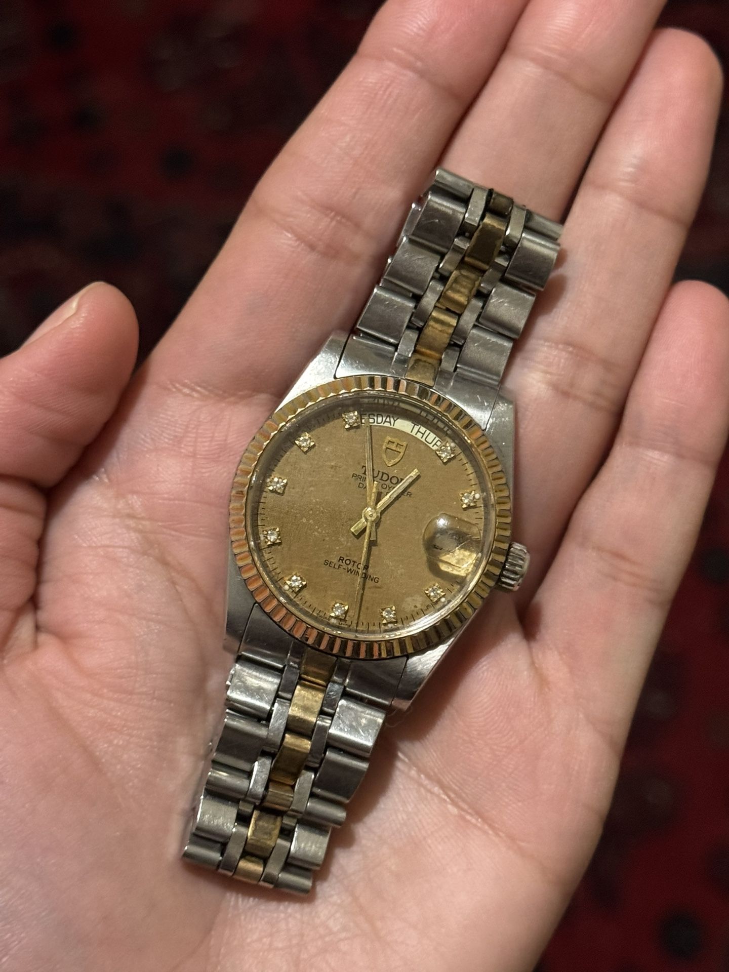 Tudor Watch With Diamonds 
