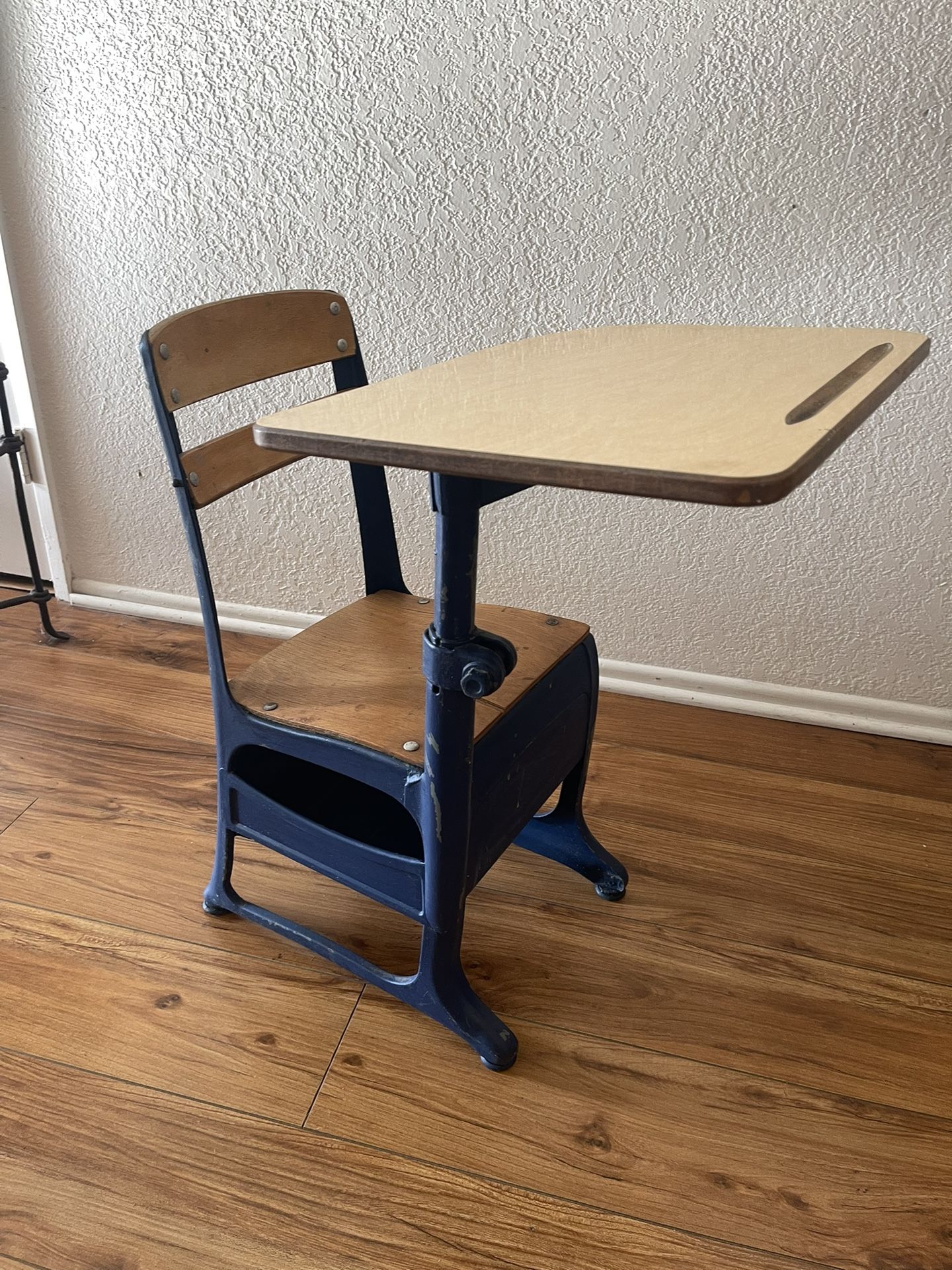 Desk Elementary Grammar School Antique Desk Chair Industrial