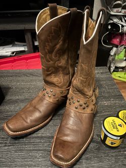 Cowboy Boots - Brown Leather - Size 12.5 *Like New*