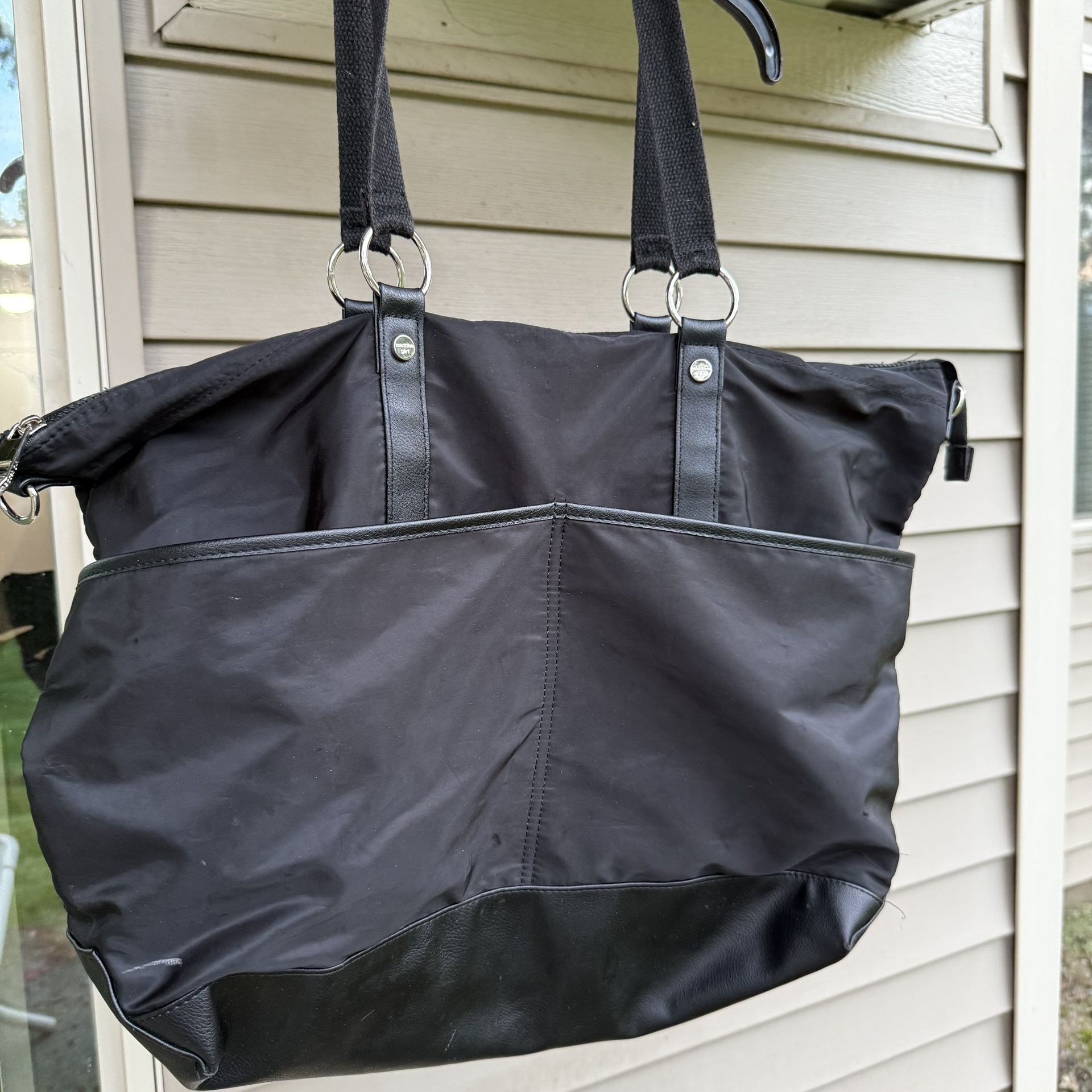 Madden Girl black tote bag