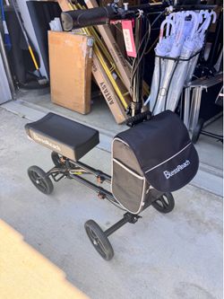 Hospital recommended KNEE Scooter- easier than crutches for recovery or after surgery of foot injury