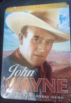 JOHN WAYNE AMERICA'S CLASSIC HERO 3 DVD Box Set w/1930s Western Movies New Sealed