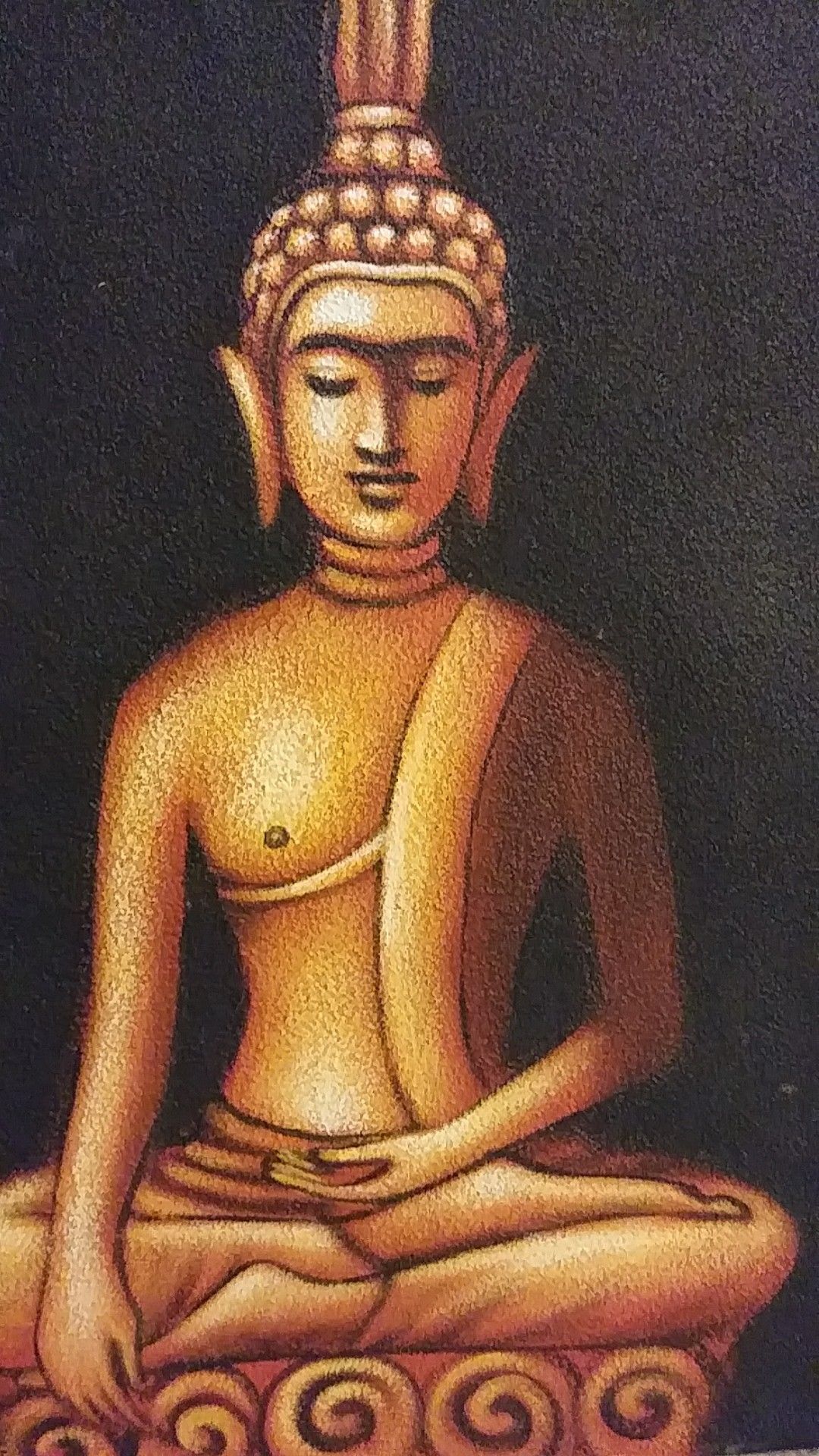 THAI BUDDHA ORIGINAL ART CANVAS