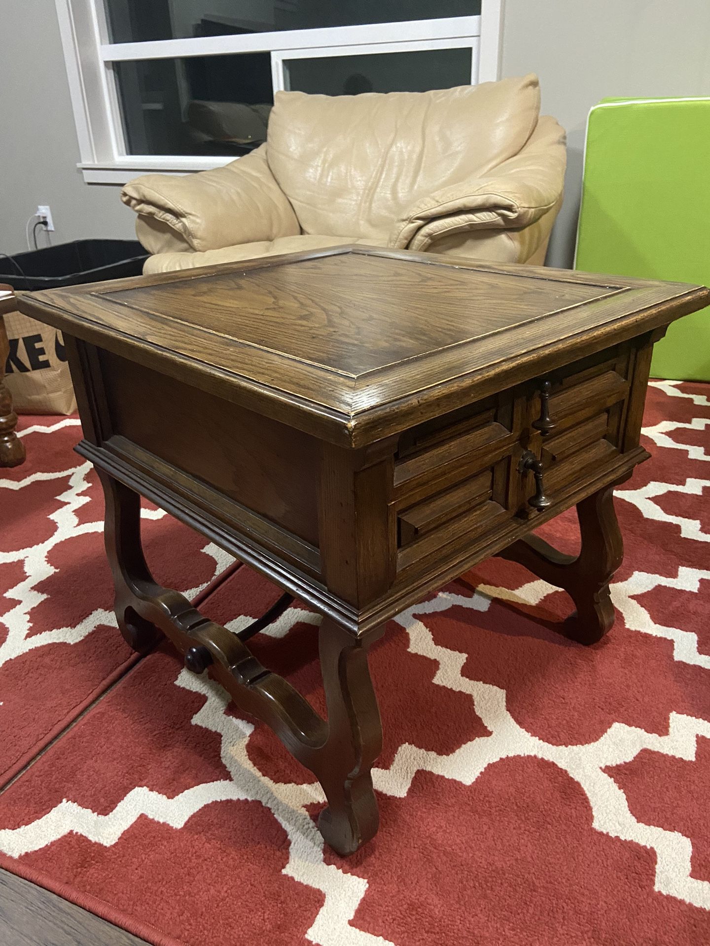 Antique Table Cabinet 