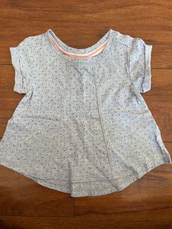 Baby girl toddler target summer polka dot blouse shirt tshirt size 12 months