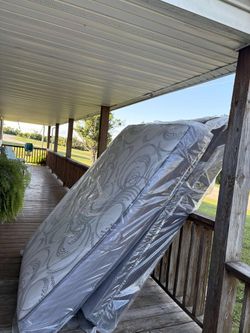 Queen size mattress with free box spring