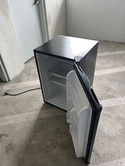 Black Stainless Mini Fridge