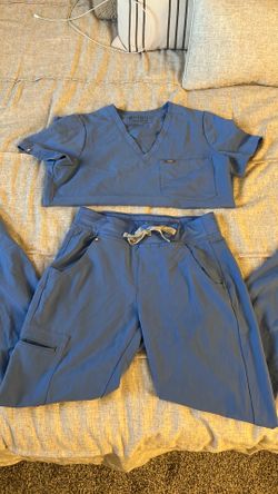 Scrubs Figs set Ceil blue
