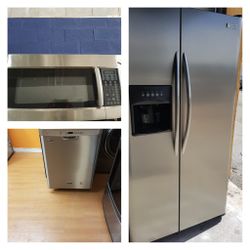 Refrigerators, microwave, dishwasher
