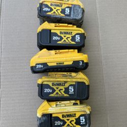 DeWalt Batteries 20v