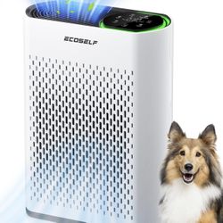 New Powerful Air Purifiers for Home Large Room Up to 1400 Ft² with Air Quality-white