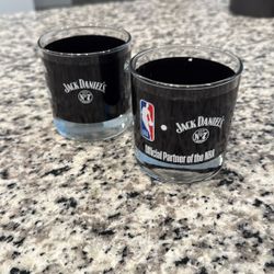 Jack Daniels NBA rocks Glasses
