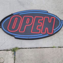 Commercial Sign Open Closed