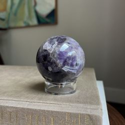 Chevron Amethyst Sphere ( D2.5” ) firm on price