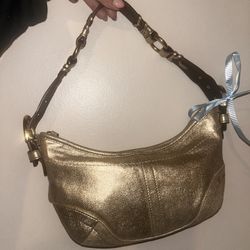 Gold Coach  Soho Y2K Shoulder Bag 