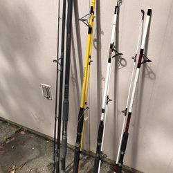 Saltwater Spinning Rods $150 For All 4