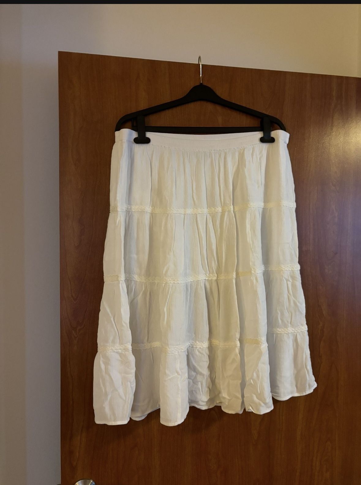 Vintage Cathy Daniel’s Flared Linen Skirt 1XL