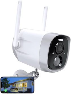 Set of 4 Netvue Vigil Plus 3 Outdoor WiFi Security Camera