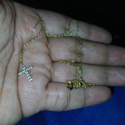 Cross Gold Chain