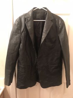 Croft & Barrow - Black Leather Jacket - Medium