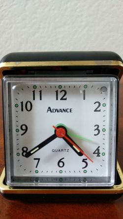 Quartz Fold-Up Travel Alarm Clock